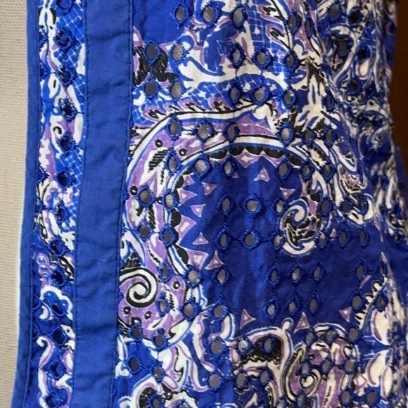 Chico’s Open Front Eyelet Jacket - EUC - Picture 2 of 5